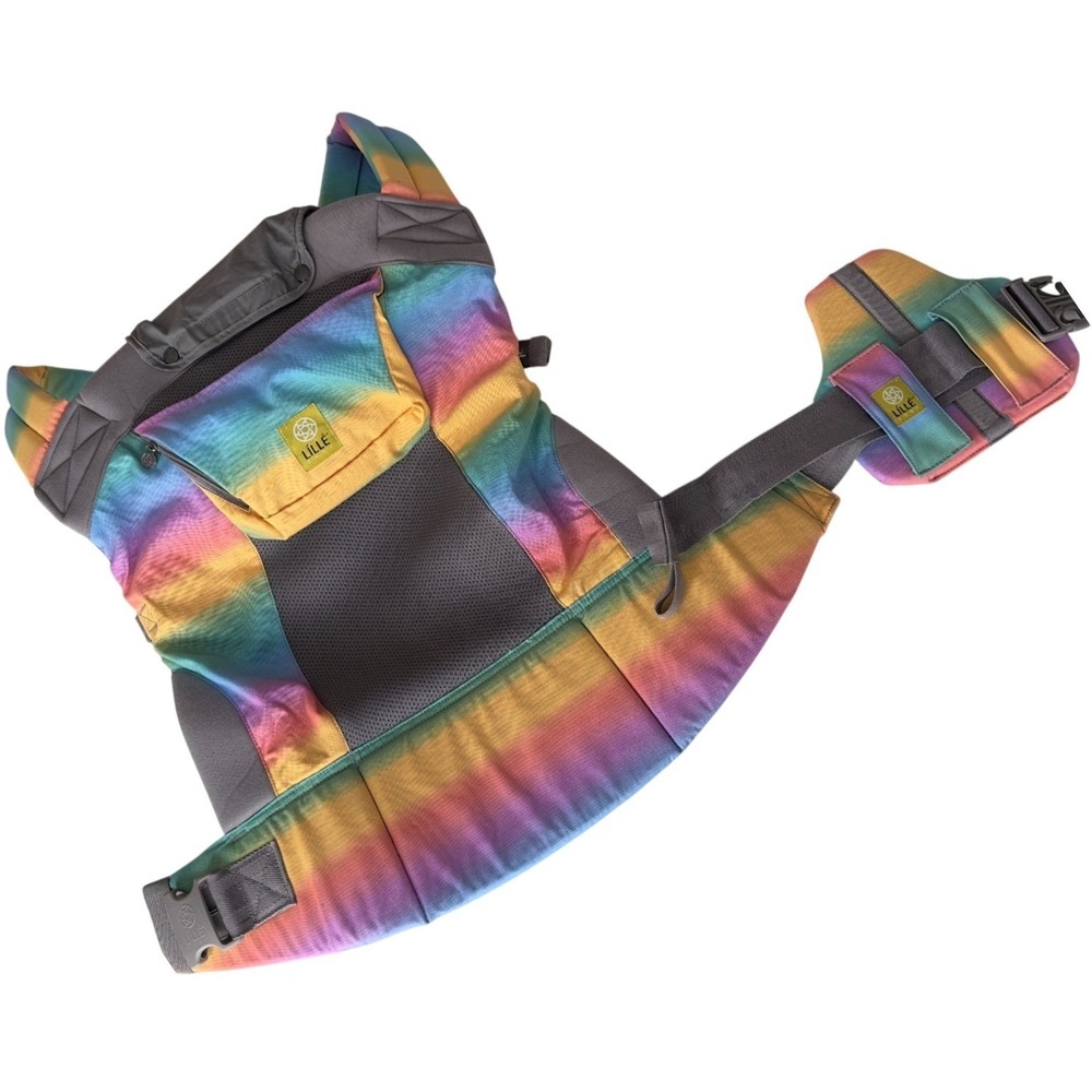 RARE Rainbow LilleBaby Carryon Airflow DLX Carrier Toddler Baby MYSTIC Pride - Picture 2 of 16